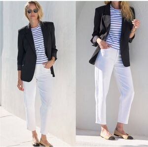 AYR The Beat Barrel Leg Ankle Crop Jeans Size 27